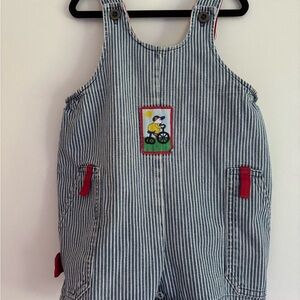 Vintage Healthtex Striped Shortalls
